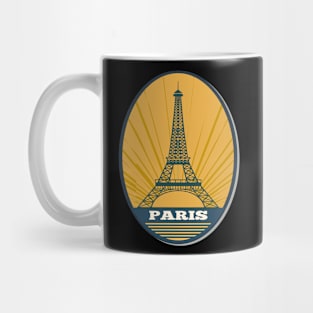 Paris Retro-Vintage Patch Mug